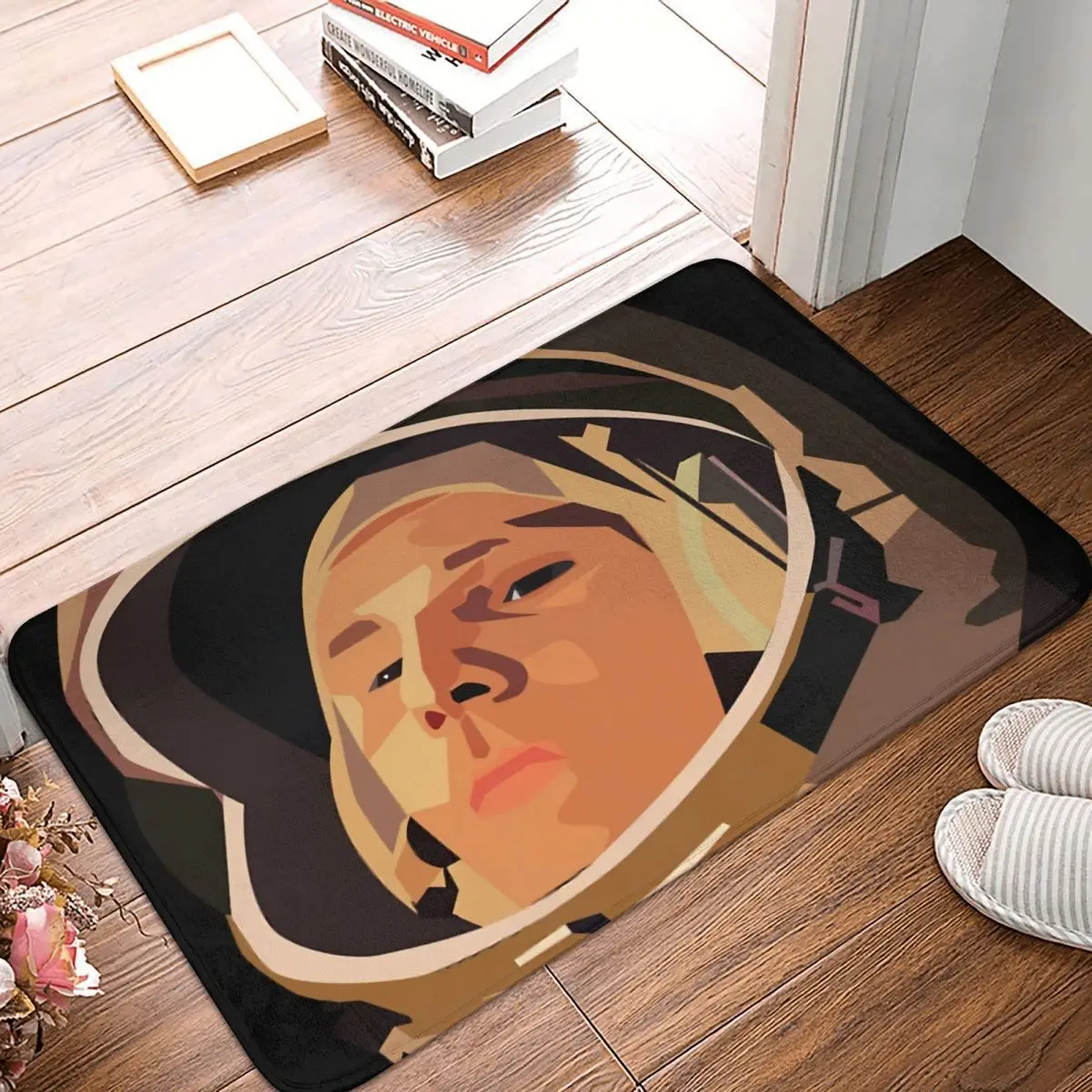 

Russian CCCP Non-slip Doormat USSR Space Project Yuri Gagarin Living Room Bedroom Mat Prayer Carpet Indoor Pattern Decor