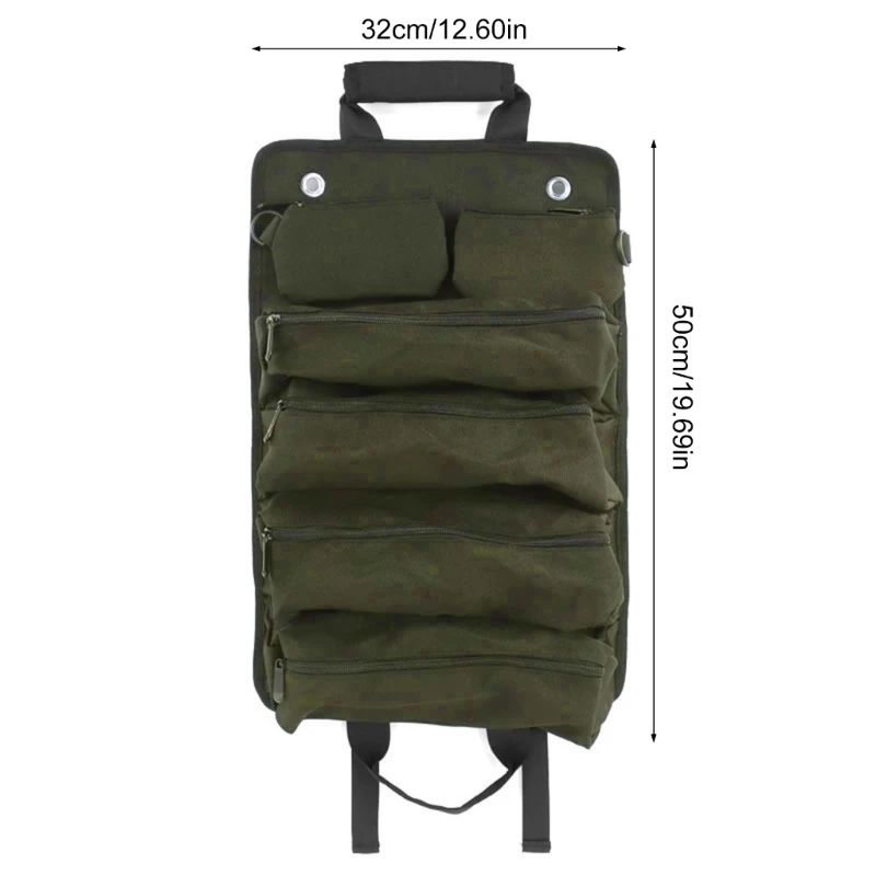 Портативная сумка для инструментов из ткани Оксфорд складной дизайн держатель