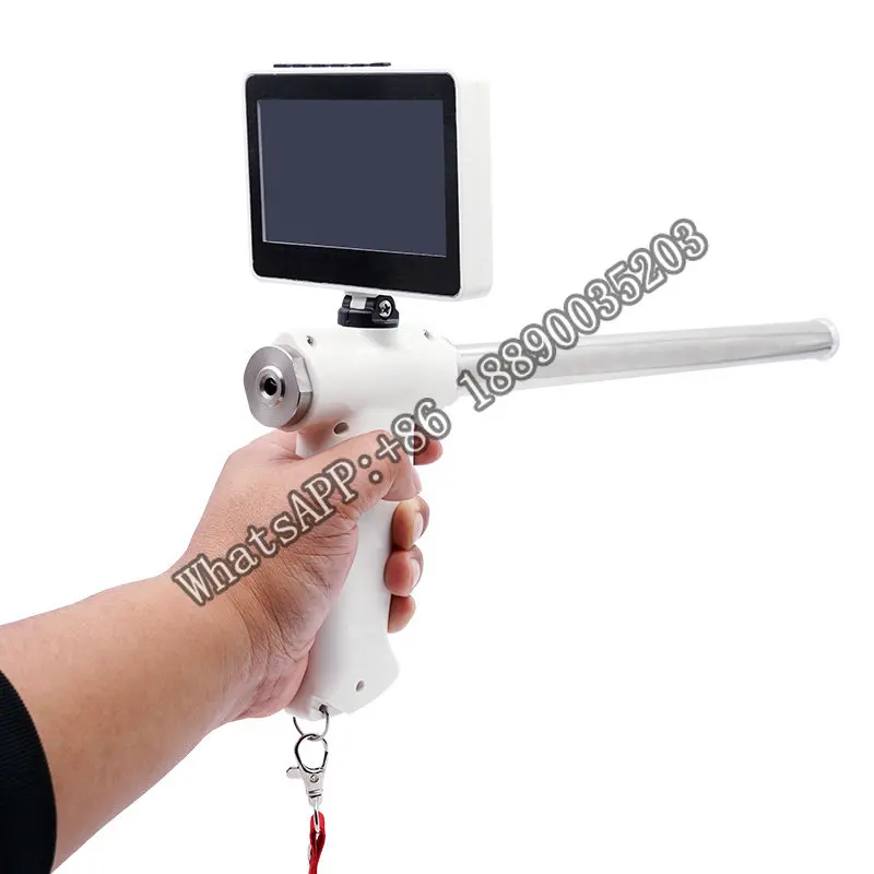 

Cattle Cow Digital Video AI Artificial Insemination Gun Visible Animal Insemination Tool(Upgrade Type)