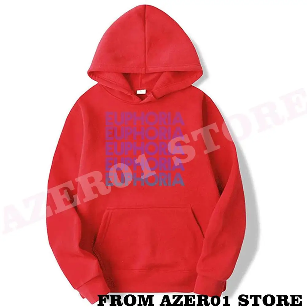 Euphoria TV serial Hoodie Merch Hoodies Winter Men/Women Hooded Sweet Streetwear The Hooded Long Sleeve images - 6