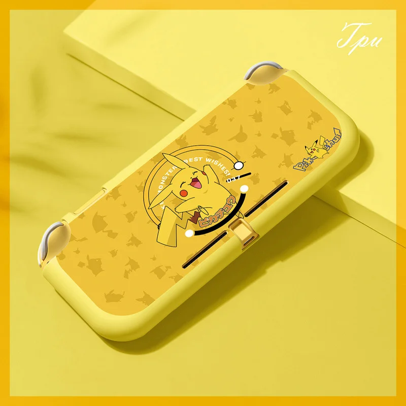 Новинка защитный чехол для игровой консоли Pokemon Pikachu Nintendo Switch Lite мягкий из ТПУ в