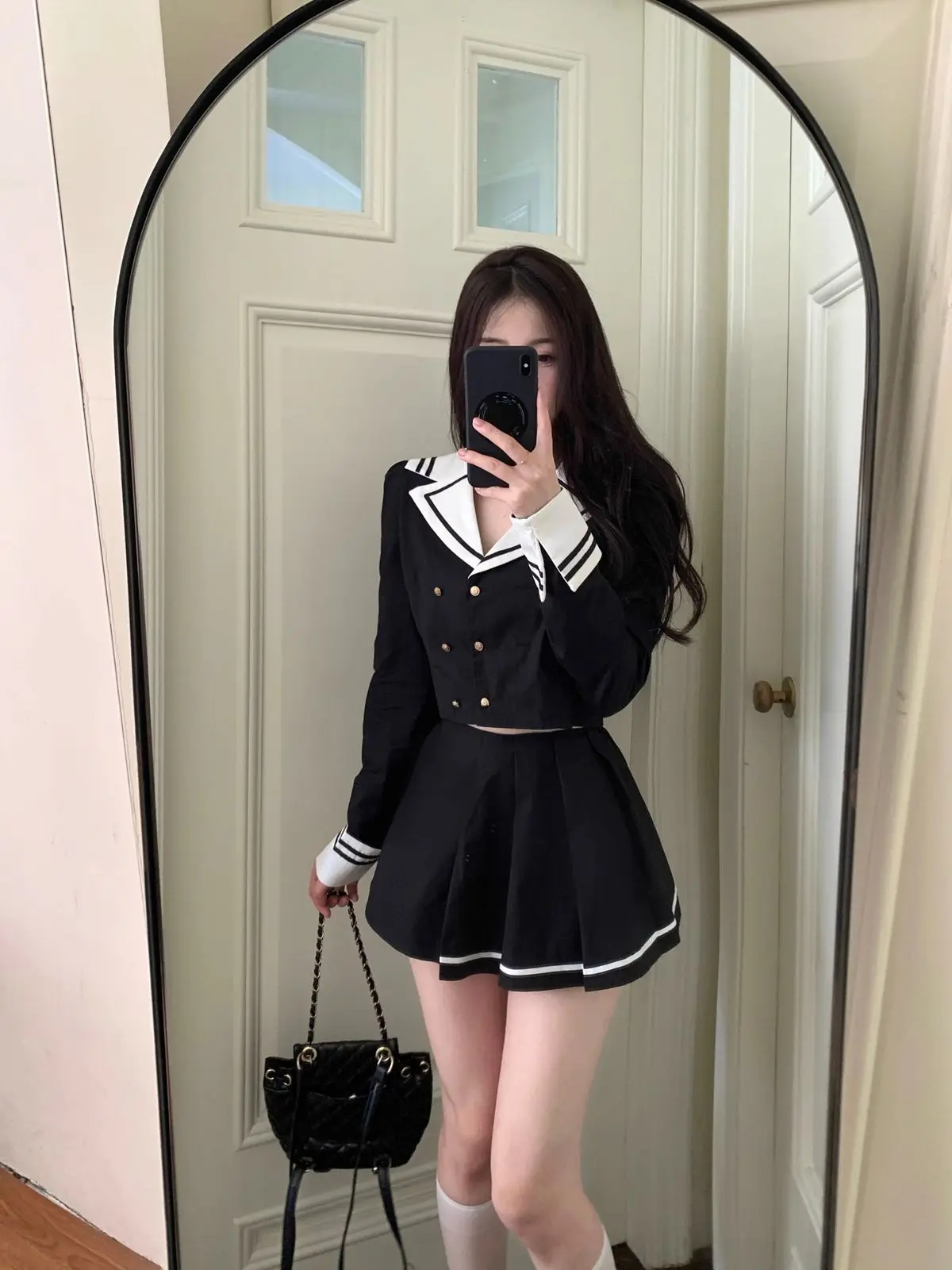 Осенний японский кавайный новый комплект из двух предметов женские милые