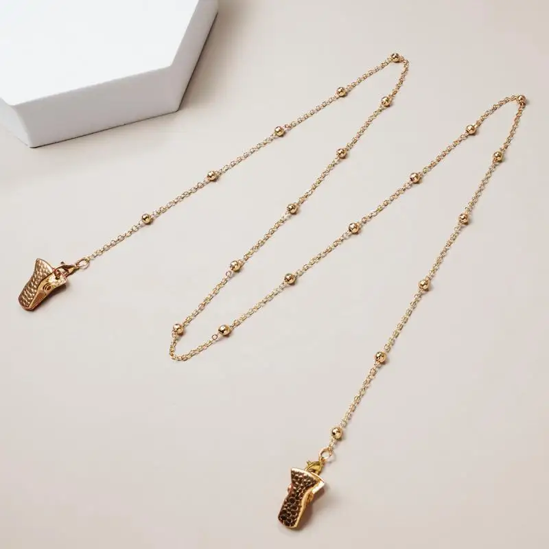 Новинка 2022 модная металлическая цепочка для очков со змеиным косточком и шнурком