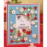strawberry diy metal cutting die diy scrapbooking stamps craft embossing die for crafts card making stencil decor f0e1