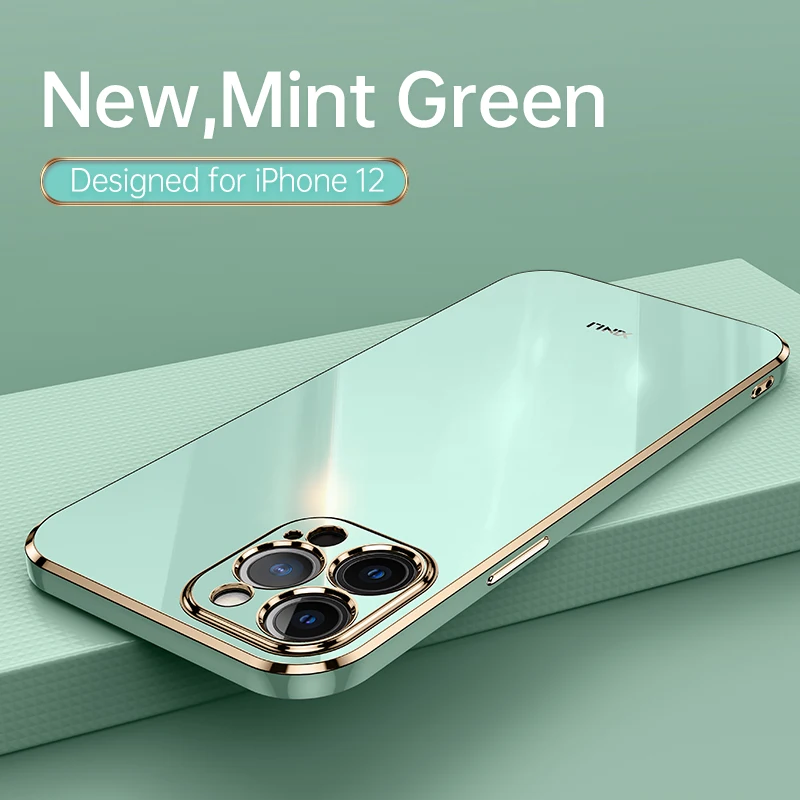 6D Electroplated Soft Phone Case, Straight Side For Iphone 13 Pro Max 12 11 Xs Xr X 8 7Plus，IP 11 Case iphone 11 phone cases