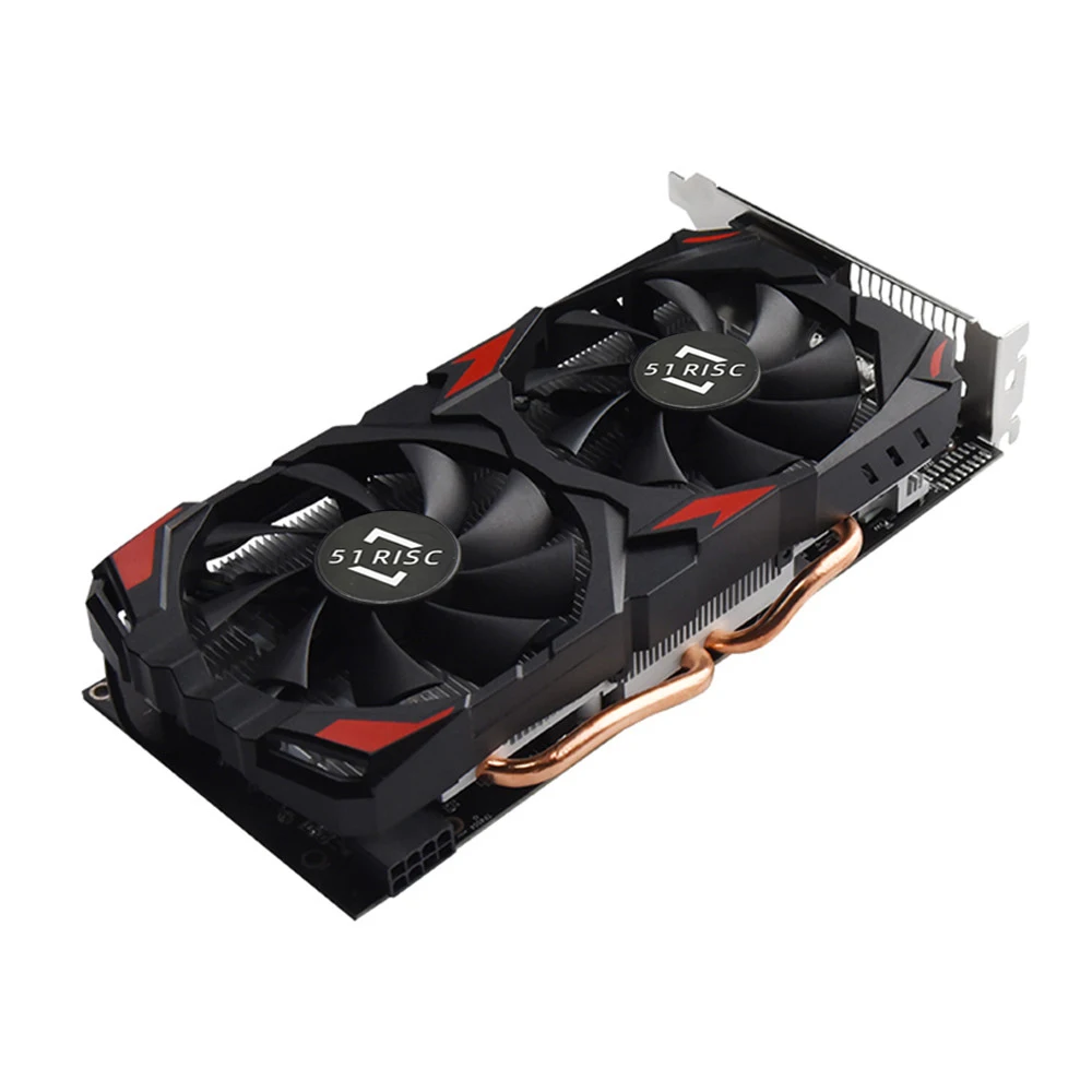 51RISC видеокарта RX 580 8 Гб бит 2048SP GDDR5 графические карты для AMD Radeon серии VGA RX580 8G DisplayPort