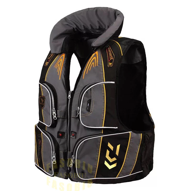 

Fishing Vests Life Jacket Buoyancy Suit Portable Adult Professional Breathable Waterproof Sea Fishing Travel Multi-Pockets Vest