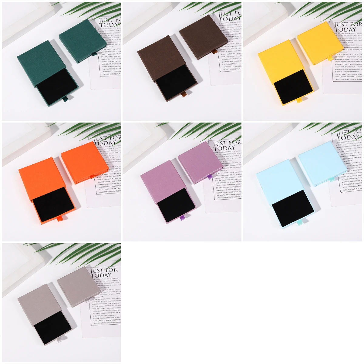 

Шкатулка для хранения ювелирных изделий, простой однотонный органайзер для браслетов, серег, ожерелий, праздничный подарок