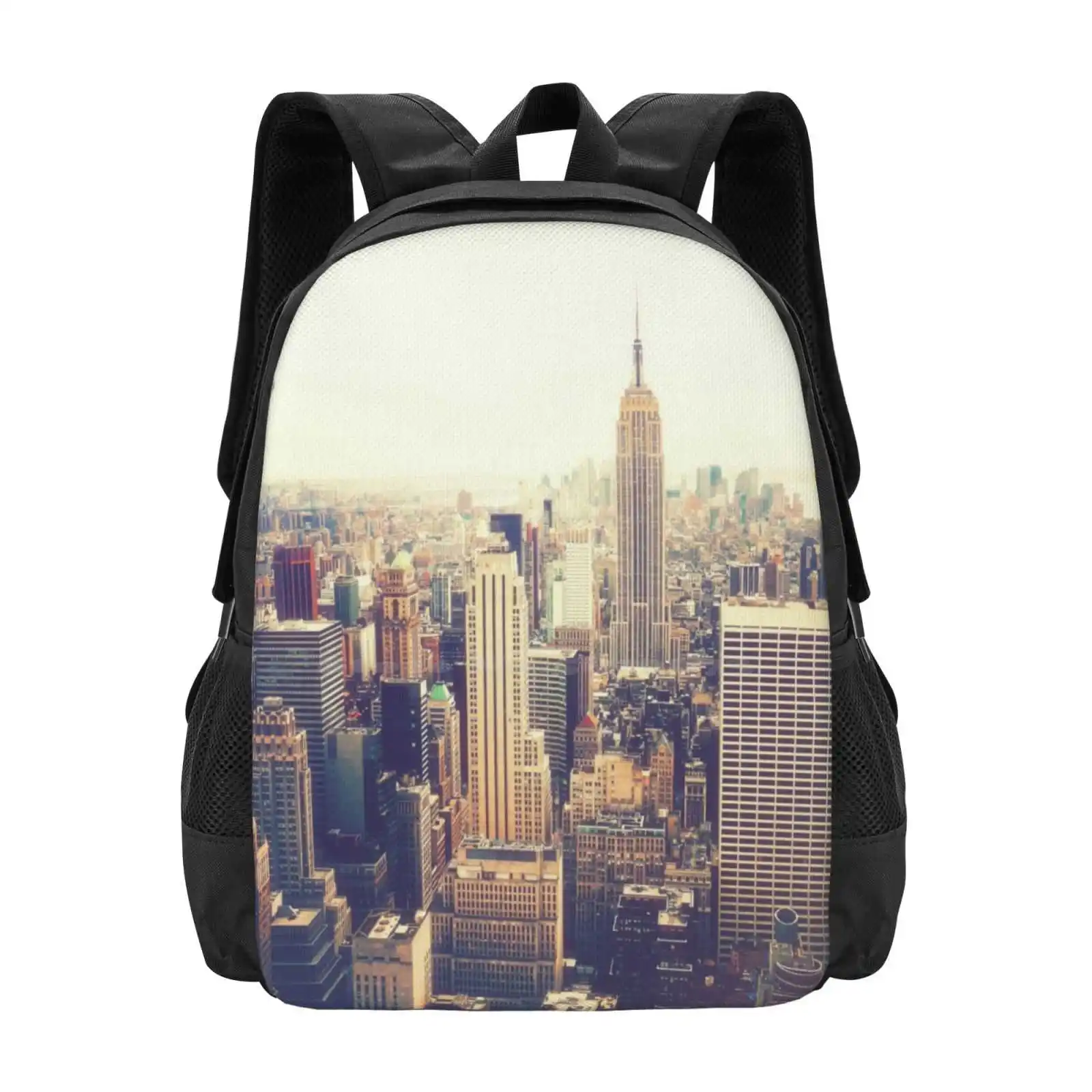 

New York City Backpacks For School Teenagers Girls Travel Bags Nyc New York City Newyork Cityscape Skyline Urban Manhattan
