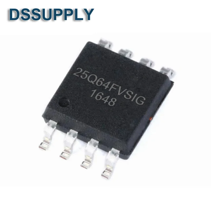 Микросхемы памяти 25Q64FVSIG 25Q64FWSIG 25Q64BVSIG W25Q64FVSIG W25Q64FWSIG W25Q64BVSIG SOP-8, 5 шт.