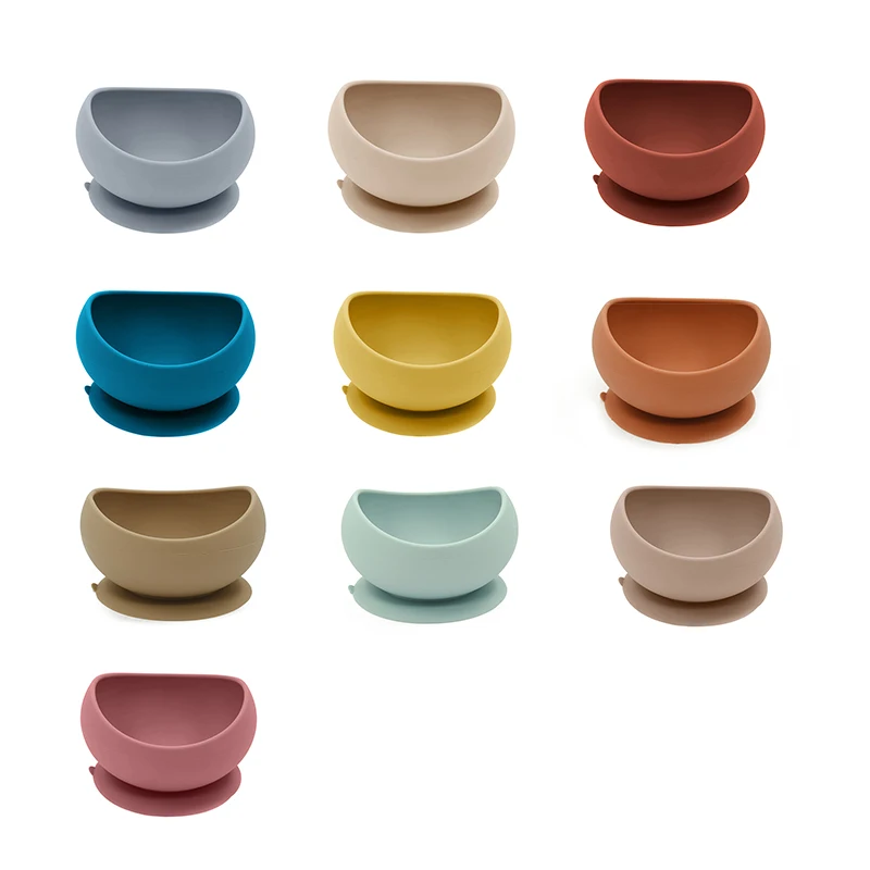 

Baby Feeder Sucker Silicone Bowl Children's Bowl Training Complementary Food Bowl Children's Anti-Slip Anti-Scalding Sucker Bowl