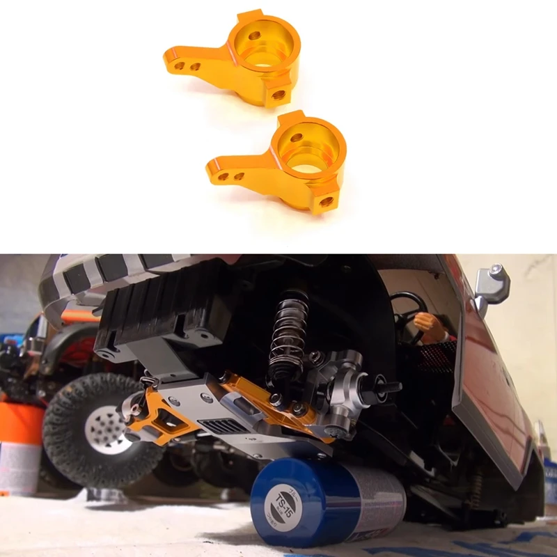 2 шт. металлические передние кубики рулевого управления для 1/10 RC Crawler Car Tamiya CC01 |
