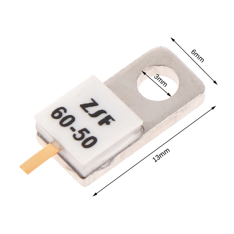 

60Watts 50Ohms Flanged Resistors,Low Vswr DC-3.0GHz Termination Dummy Load ZSF60-50 Microwave Resistor High Power Rfp 60-50 ZSF