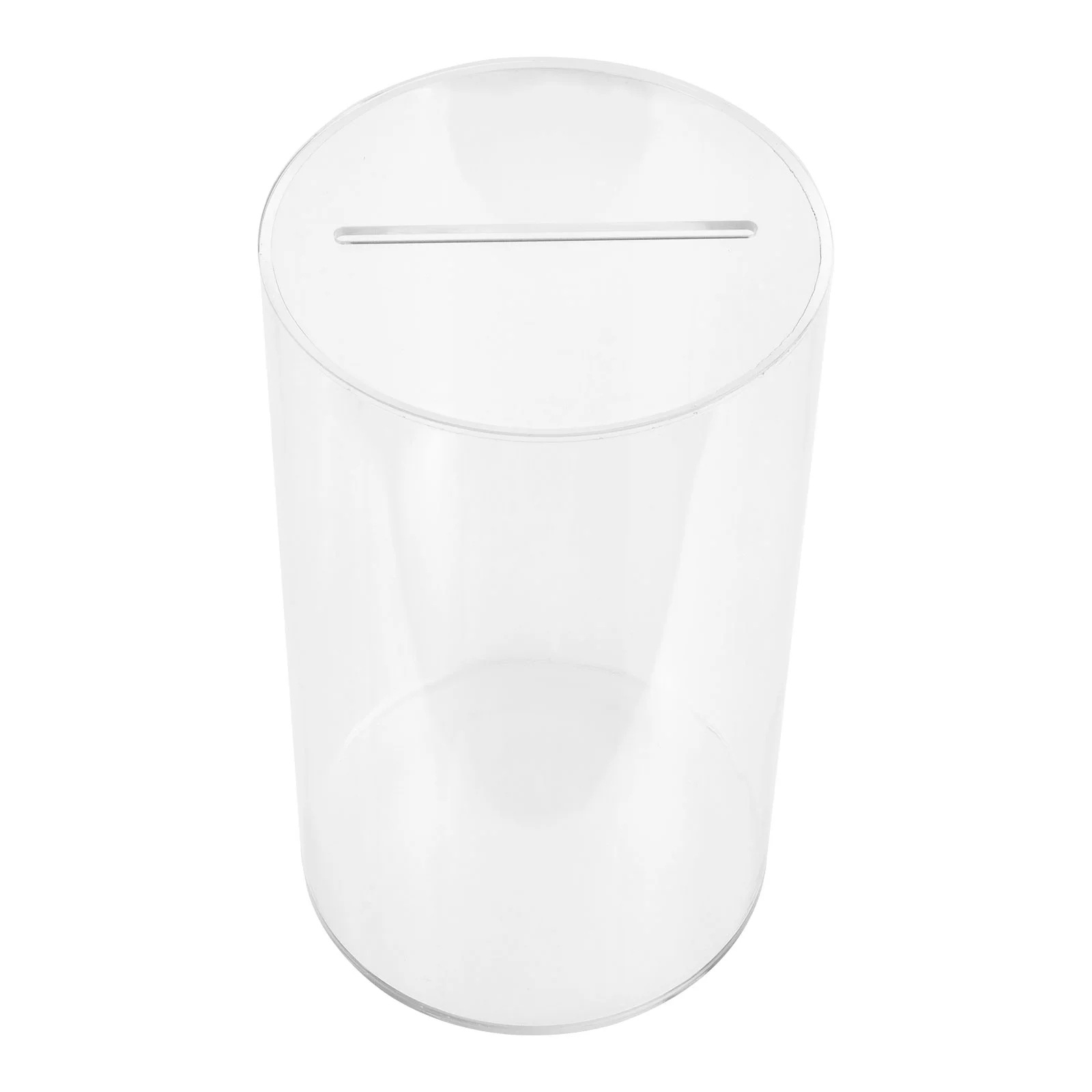 

Bank Money Jar Saving Piggy Acrylic Box Clear Transparent Storage Adults Deposit Tank Container Cash Kids Savings Pot Change Tip