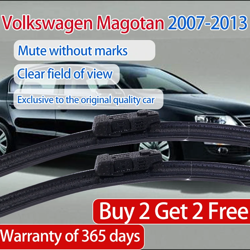 

ShangKeWen Boneless Windshield Car Wipers Blade For Volkswagen Magotan Universal Frameless Rubber Wipers Volkswagen Accessories