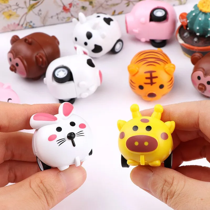 

Cute Animal Pull Back Car Kids Birthday Party Favor Toys Baby Shower Guest Gift Souvenir Boys Girl Giveaway Pinata Fillers