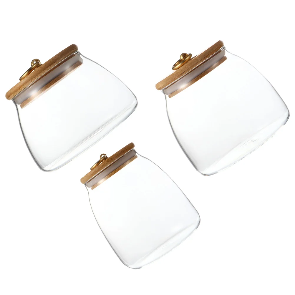 

3 шт., влагостойкие банки для хранения зерен