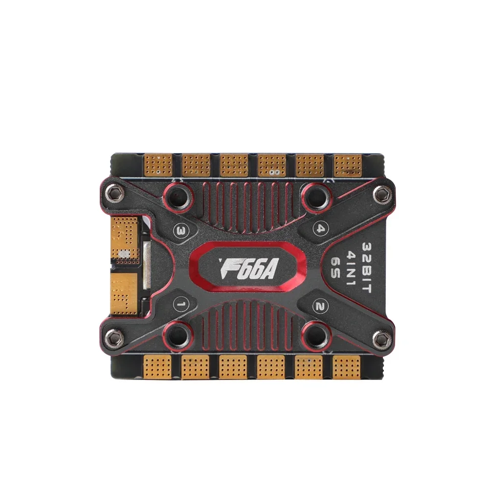 Фото T-MOTOR F66A Mini 66A 3-6S 4-в-1 ESC BLHeli32 контроллер без сквозных отверстий для FPV дронов №5