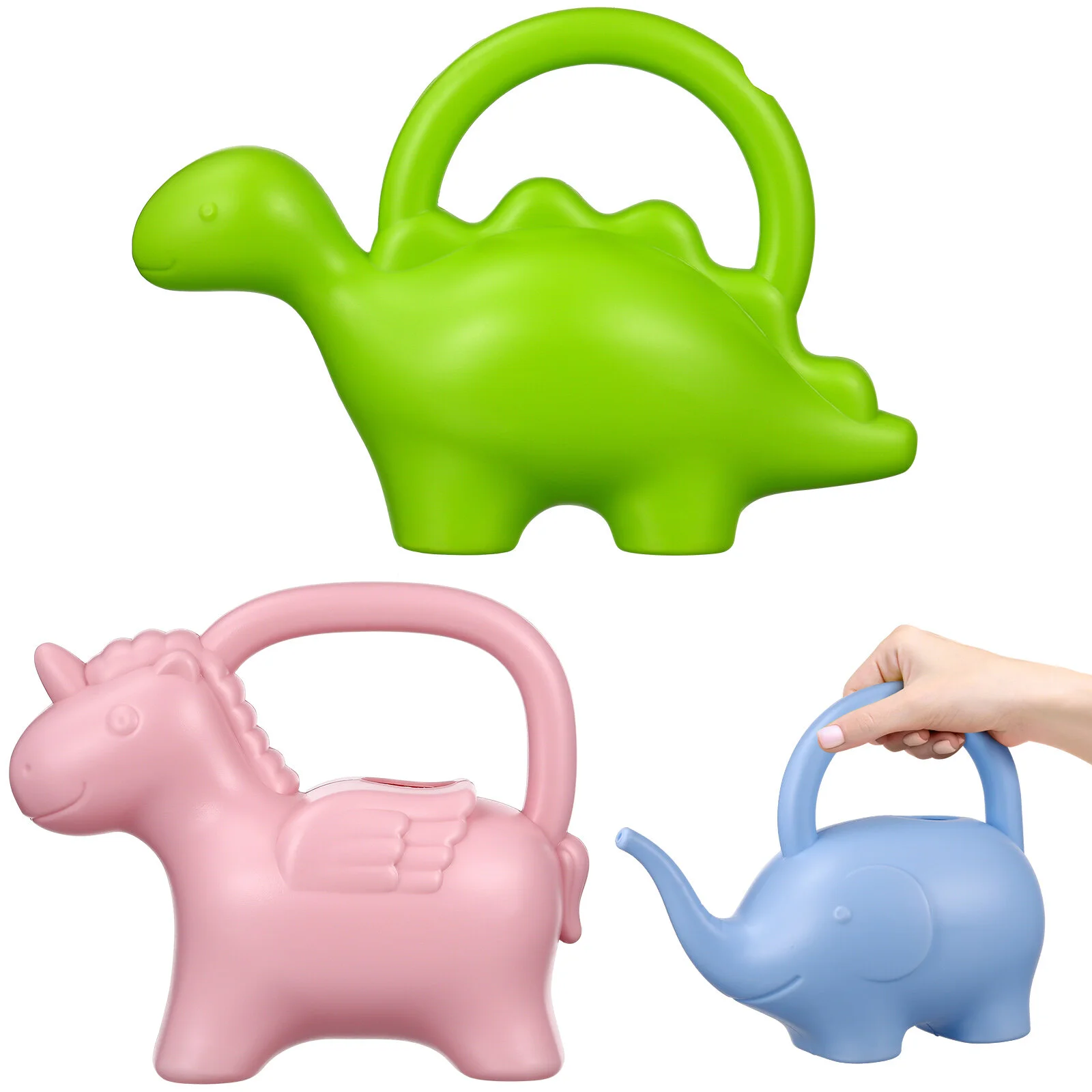 

Watering Can Kettle Pot Garden Plastic Kids Bottle Toys Water Animal Indoor Beach Sprinkler Pitcher Elephant Flower Succulent