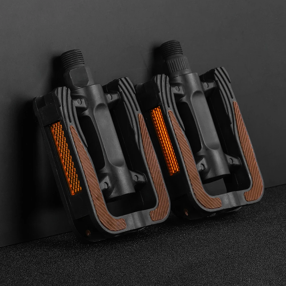 

Bicycle Pedals Ultralight Bicycle Pedals Flat Platform Anti-slip Reflective Sealed Bearing Waterproof Road Bike Accessories