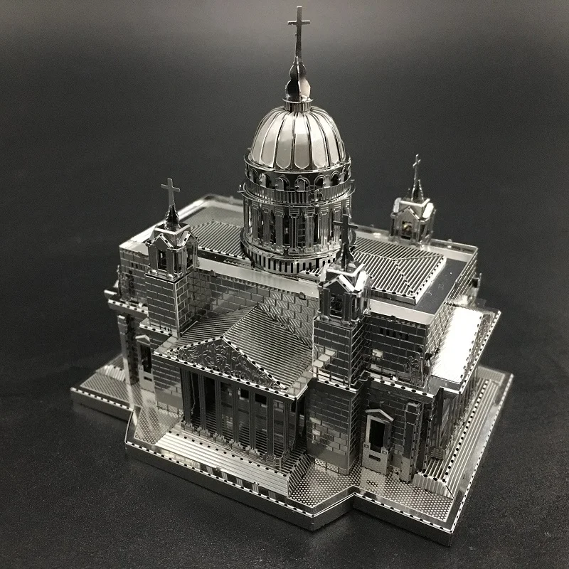 

Модель MMZ NANYUAN 3D металлическая модель комплект Issakiv собор Сборная модель DIY 3D лазерная вырезка модель пазл игрушки для взрослых
