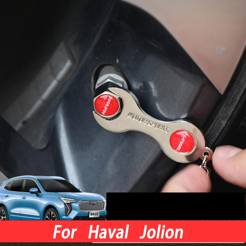 

4PCS Car Wheel Center Hub Caps Cover Sticker For GWM Great Wall Haval Jolion 2022 2023 Car Styling