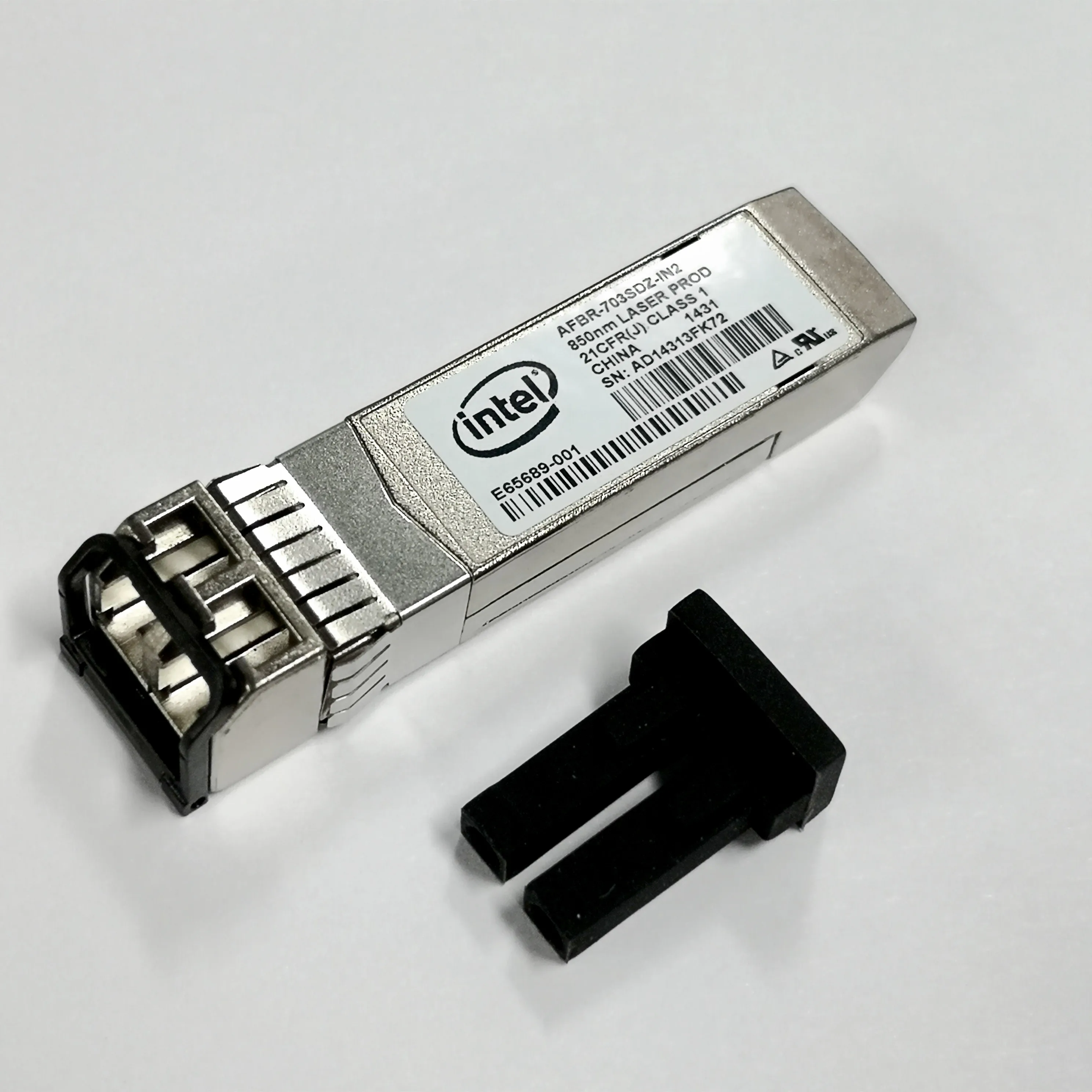 Intel AFBR-703SDZ-IN2 10GBASE-SR module Transceiver 850nm SFP+  E65689-001 Optical Transceiver Module