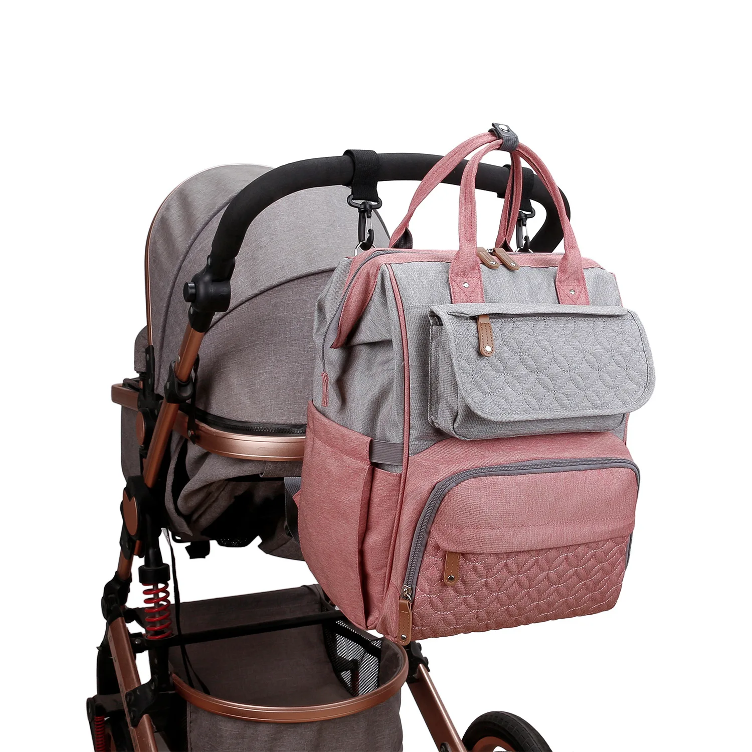 

Детская коляска, рюкзак, сумка для подгузников, многофункциональная дорожная вместительная водонепроницаемая сумка для мам и малышей