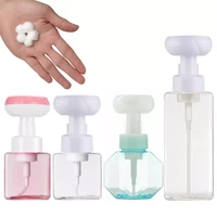 soap bottle foaming lotions refillable bottle flower pump head soap shampoo cosmetic empty bottle 250ml