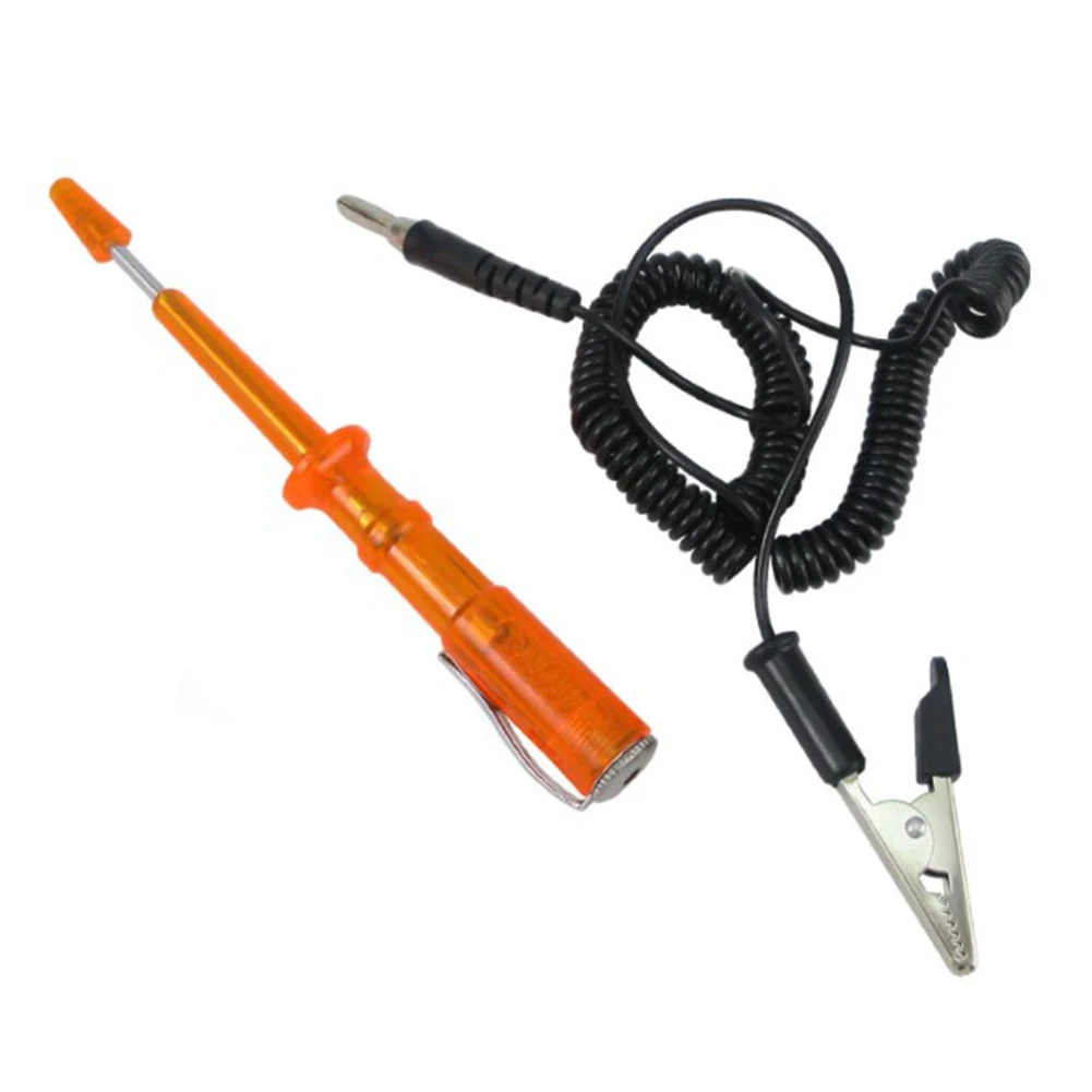 

1PCS Auto Circuit Tester Voltage Automotive Strong Alligator Clip Electrical Test Pen Circuit Test Lamp 6V12V24V