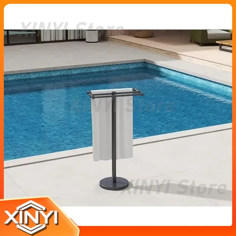 Фото Напольная вешалка для полотенец YUMORE Tall Freestanding Modern: большая вместимость, экономия пространства, для ванной комнаты №4