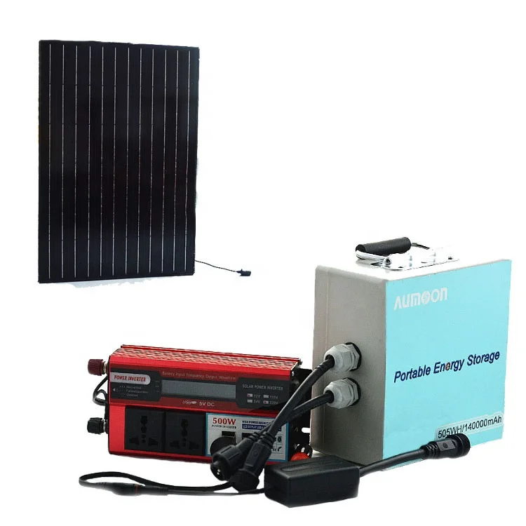 

Deep Cycle 500 Watts Home Use Portable Solar Panel Lithium Power Storage Batteries 24V 20Ah Off-Grid Solar Energy Systems