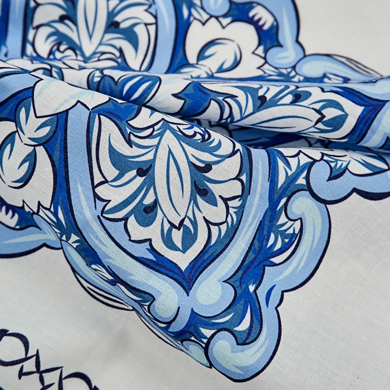 84*145CM/Piece Digital Cotton Linen Fabric For Dress Tissu Coton Au Mètre Telas Por Metro Sewing 원단 Tecido Ткань Cloth - купить по