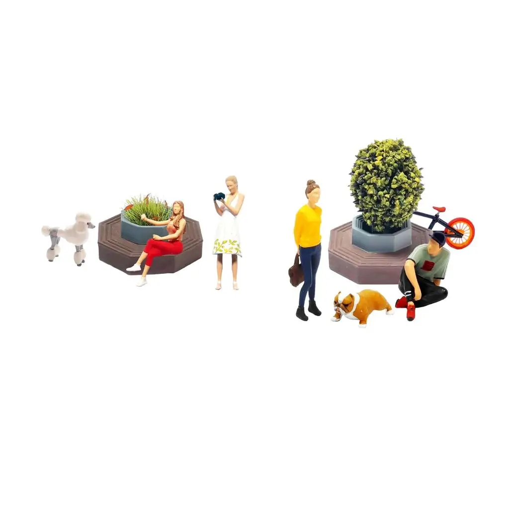 

Resin 1:64 People Models Toy for Fairy Garden Micro Landscape Movie Props
