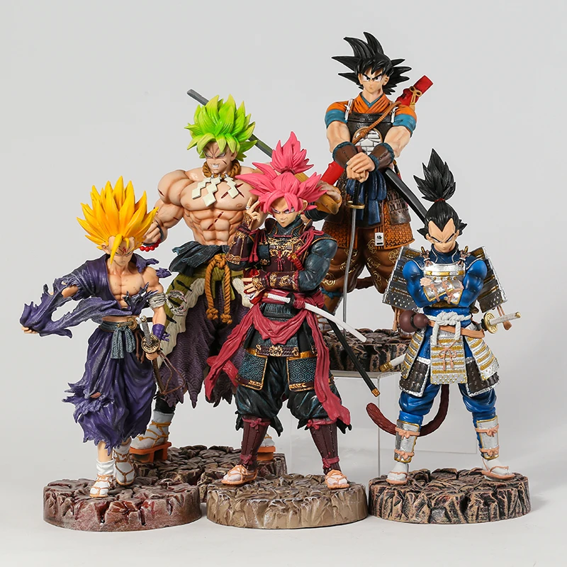 

Dragon Ball Z Samurai Super Saiyan Rose Son Goku Gohan Broly Vegeta Android NO.18 GK Statue Collectible Figure Model Toy