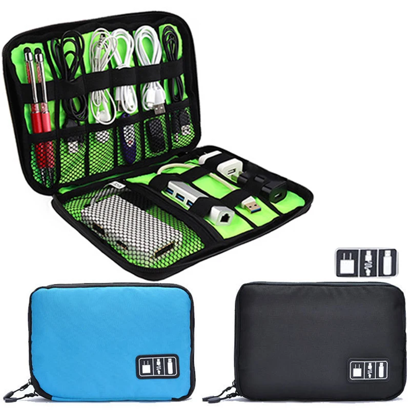 

Phone Bag Cable Organizer Storage Bag Phone Case USB Data Cable Earphone Power Bank SD Card Digital Gadget Device Travel Bag