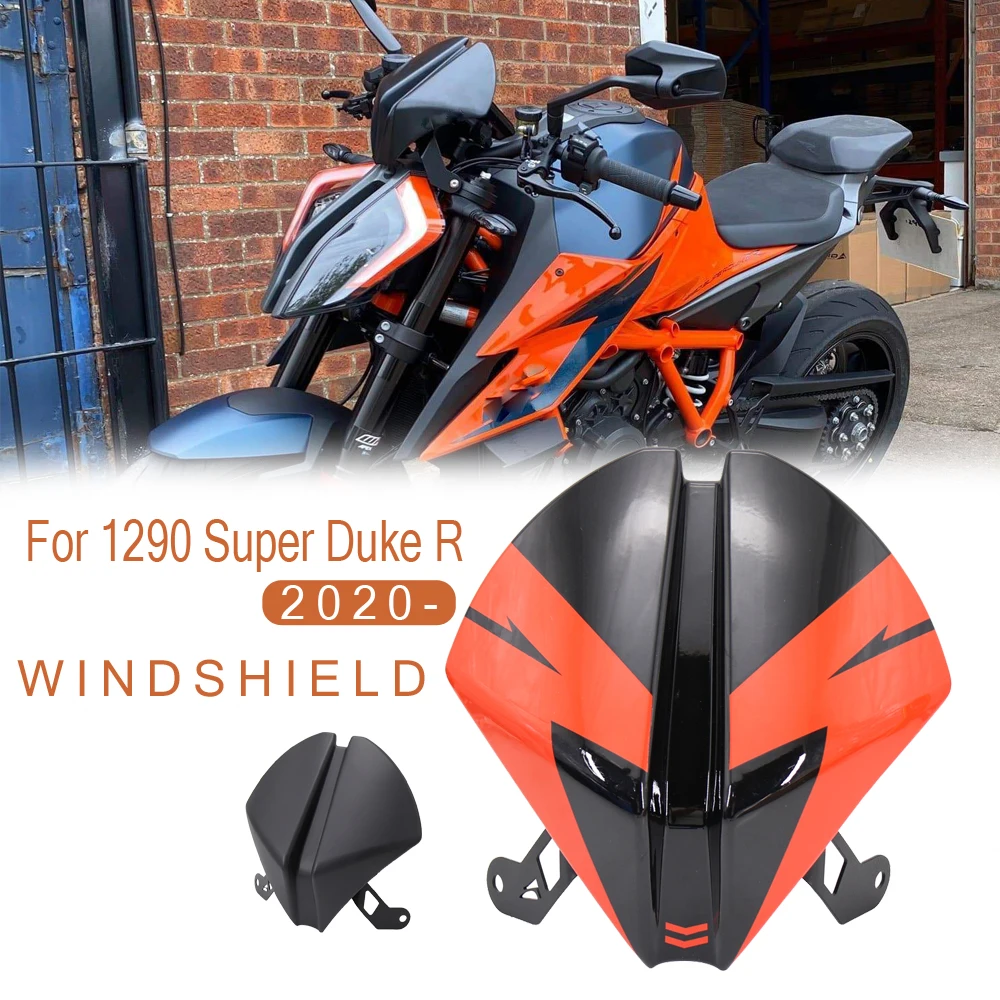 

Новинка 1290 года, чехол для заднего сиденья Super Duke R 2020 2021, обтекатель для сиденья + Переднее ветровое стекло, ветровой дефлектор