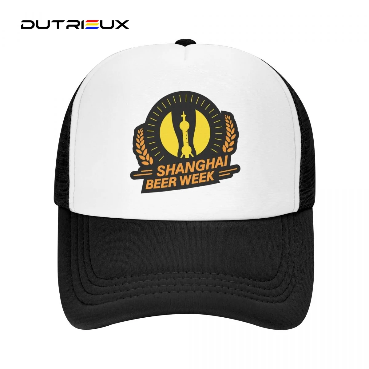 

SHANGHAI BEER WEEK Fashion Brand Baseball Cap Breathable Men Women Summer Mesh Htas Caps