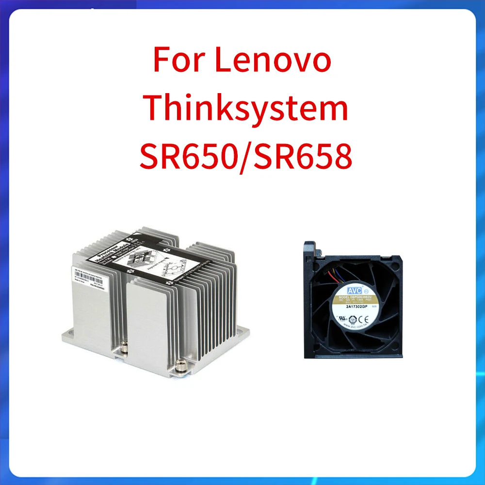 NEW Original For Lenovo Thinksystem SR650 SR658 CPU Kit Cooler Heatsink 01KP655 Cooling Fan 01KP692 01KP693 CPU Cooler Fan Kit