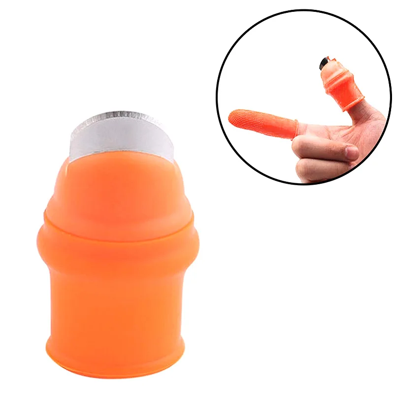 

Finger Protector Silicone Thumb Knife Protector Gears Cutting Vegetable Harvesting Knife Pinching Plant Blade Scissor Gloves New
