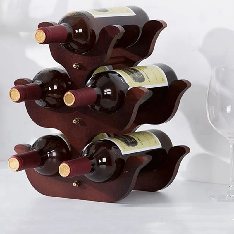 Акция! Деревянная подставка для вина полка хранения пива шампанского домашний