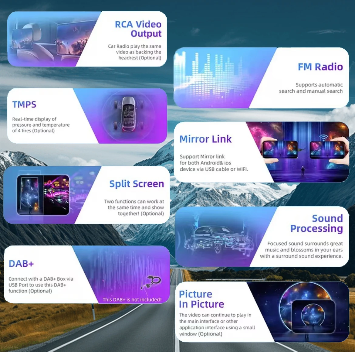 Android 14 для Fiat Panda 169 2003 2004 2005 2006-2012 DVD мультимедиа 2DIN навигация беспроводной Carplay Auto