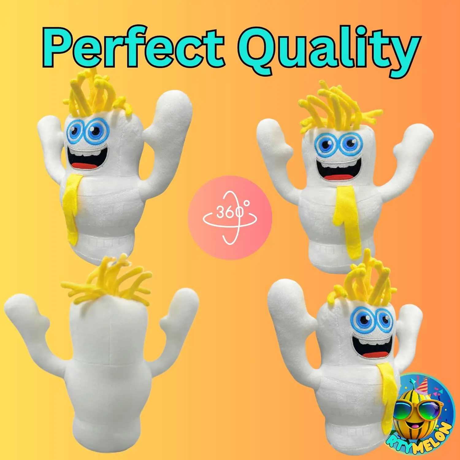 Фото Плюшевая игрушка Spaghetti Tualetti 10 дюймов: мем-подушка AI-генерации для фанатов видеоигр, декор для комнаты №2
