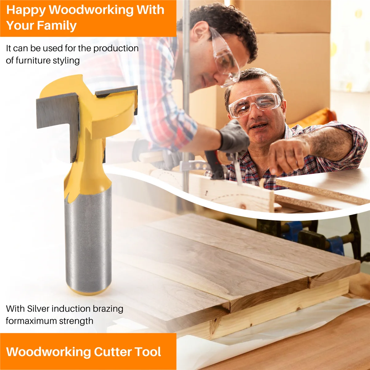 Концевая фреза с Т-образным пазом и 1/2 дюйма