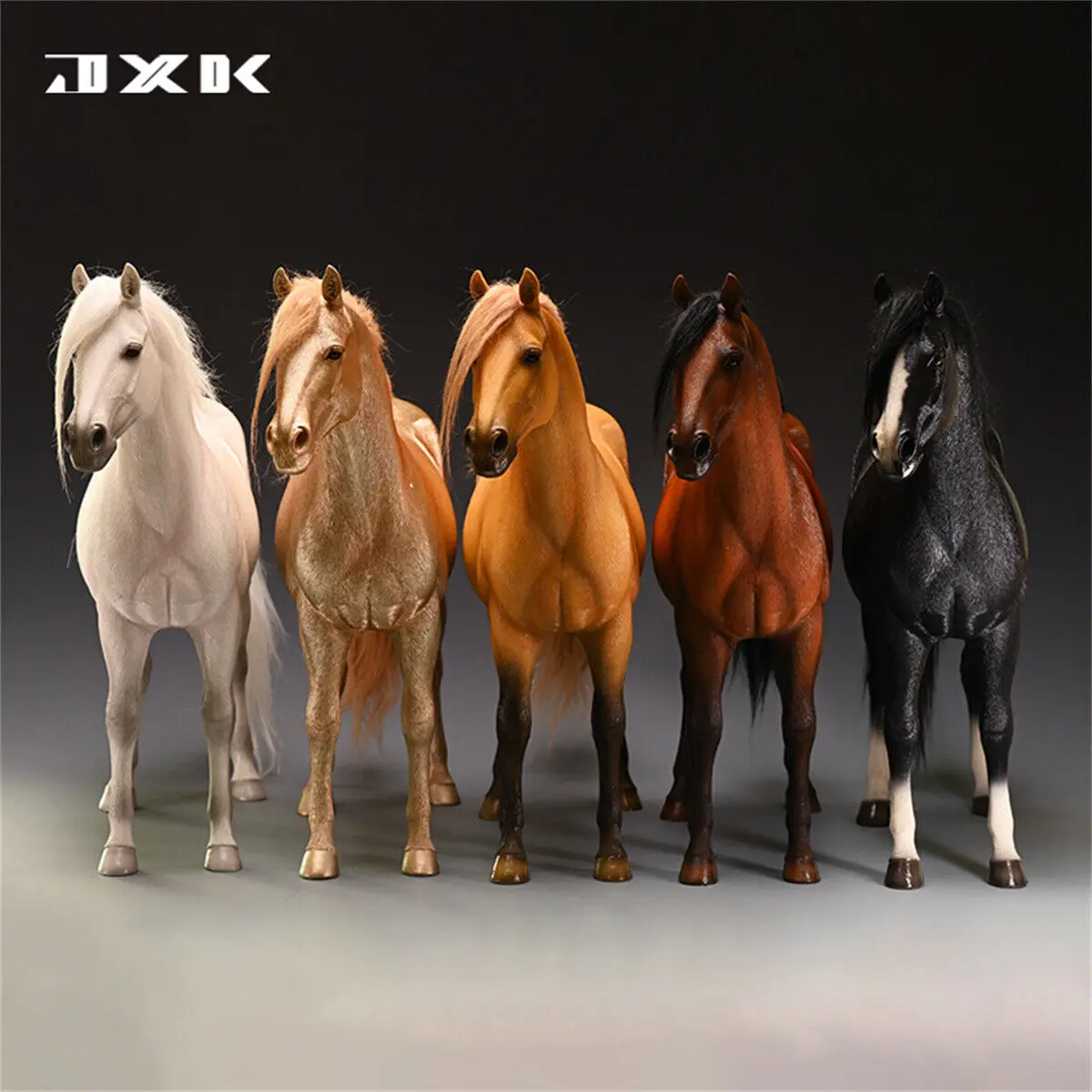 

JXK 1/6 Dutch Warmblood Horse Model Gelderlander Animal Decor IN STOCK Collector Soldier Photography Props Accessory Gift Toy