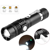 t6 super bright flashlight led torch light rechargeable 3 modes outdoor camping adventure waterproof flash lamp %d1%84%d0%be%d0%bd%d0%b0%d1%80%d0%b8%d0%ba
