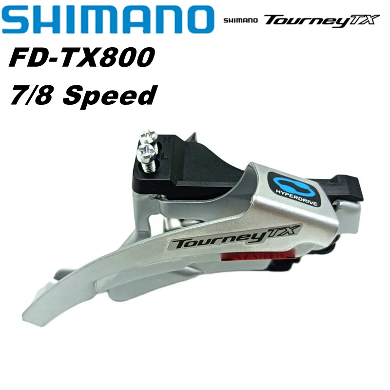 

Shimano Tourney TX FD-TX800 Bike Front Derailleur Bicycle Top Swing FD TX800 Bike Derailleurs Clamp Band Mount 3x8/7-speed