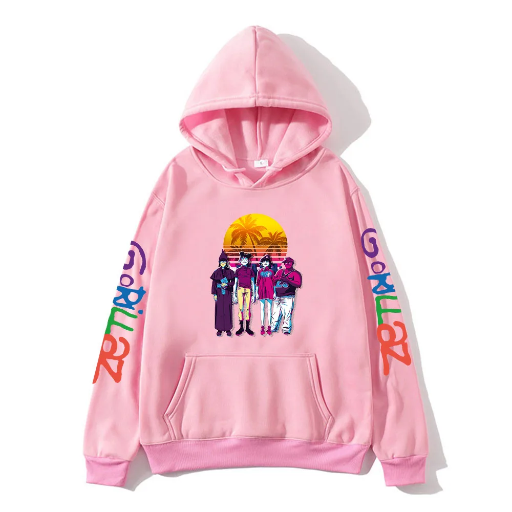 Gorillaz Sweatshirts for Kids Music Band Graphic Hoodies Girls Fashion Clothing Y2k Clothes Streetwear Sudadera Baby Boys Tops