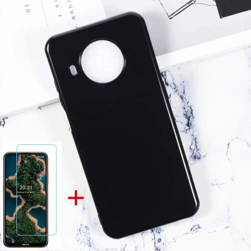 

Прозрачный чехол для телефона Nokia X100 6,67 дюйма, чехол NokiaX100, силиконовая задняя крышка из ТПУ, защита экрана из закаленного стекла