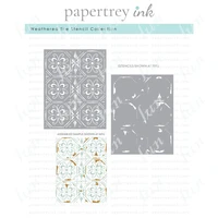 layering stencils reusable crafts template weathered tile stencil diy drawing scrapbooking coloring embossed album decoration